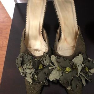 Summer Mules with Matching Bag